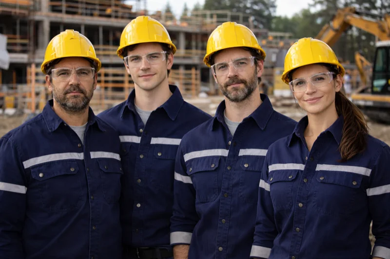 The LaingJoinery team on site
